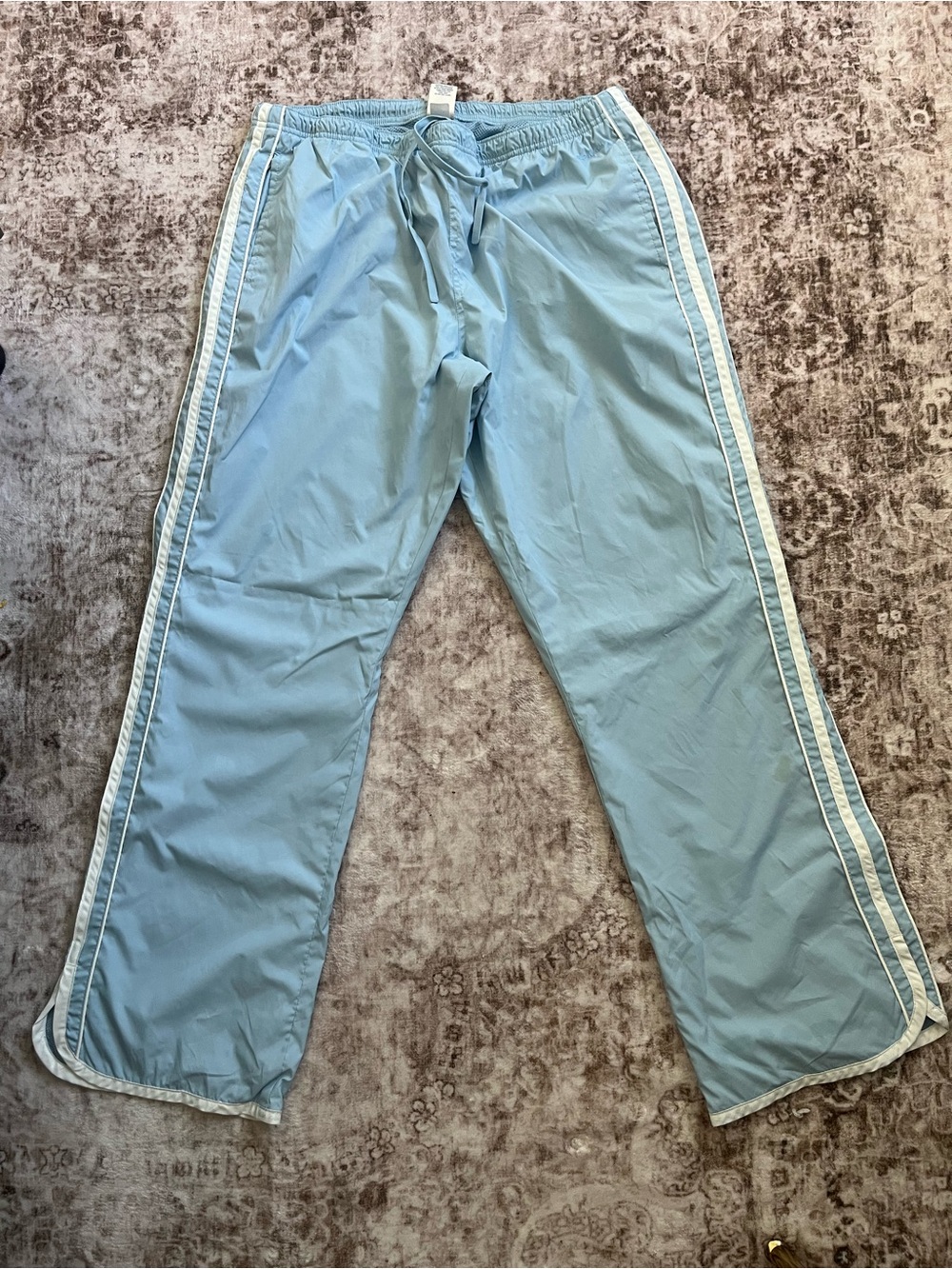 VINTAGE - Old Navy light blue tracksuit with white side stripes